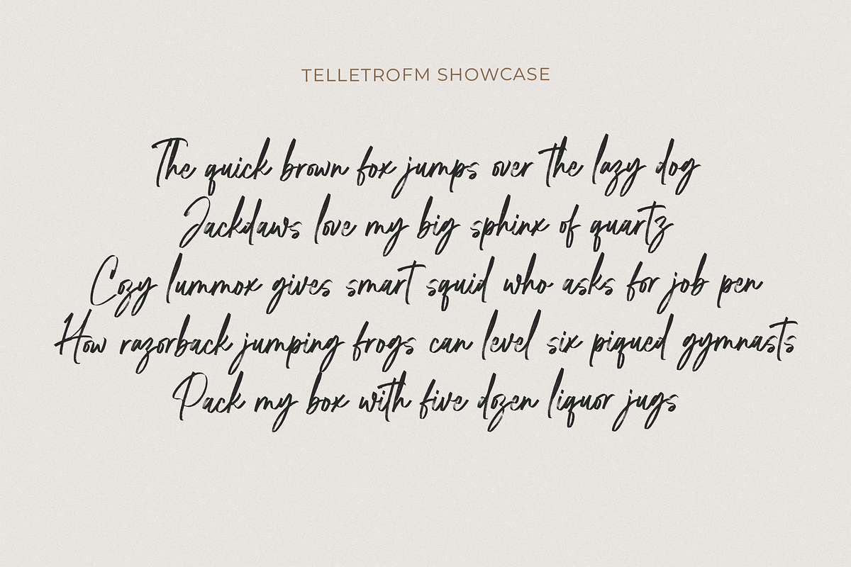 Hamillson – Handwritten Brush Script, a Handwritten Font by MJB Letters (Photo 7 of 11)