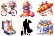 Parisian Just Married Clipart, an Illustration by Pixels.Craft (Thumbnail 2 of 7)