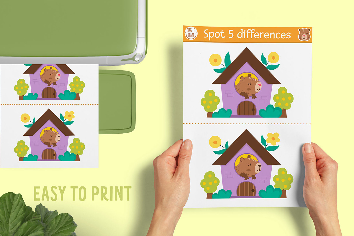 Capybara games and activities, an Education Illustration by Lexi Claus (Photo 14 of 16)