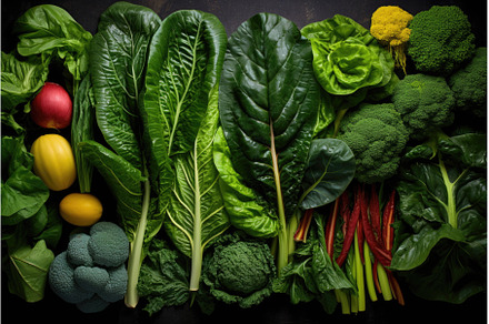 a top-down shot of a variety of