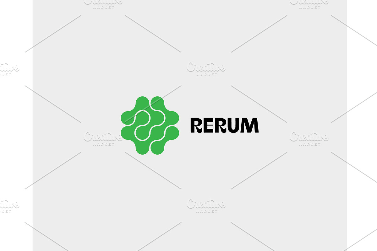 Square logo from dots, a Templates & Theme by Himalia1