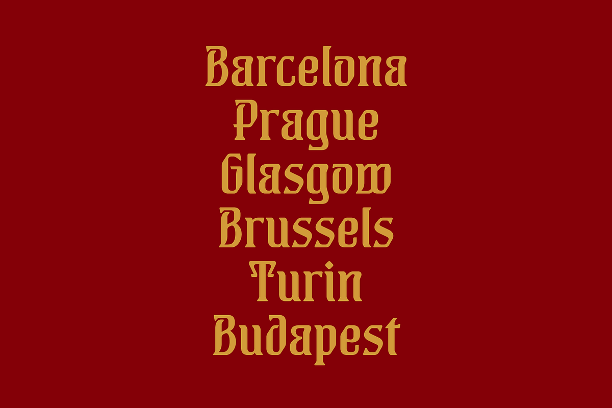 Vienna Bloom Art Nouveau Font, a Serif Font by FontDuo (Photo 4 of 8)