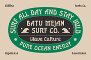 SFC Sunwave, a Serif Font by Skilline Supply Co. (Thumbnail 9 of 10)