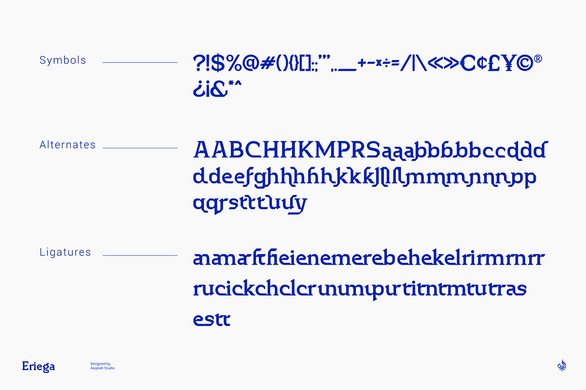 Eriega | Modern Tech Display, a Serif Font by Aluyeah Studio (Photo 3 of 16)