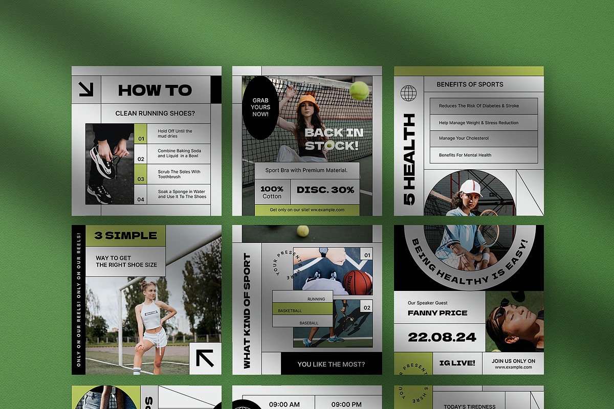 Streetwear Instagram Puzzle, a Social Media Template by graphicook (Photo 2 of 3)
