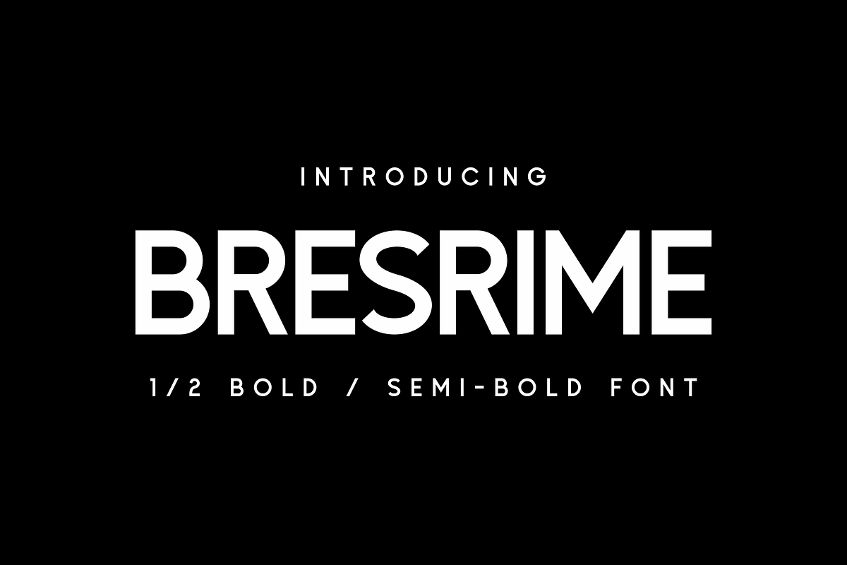 Bresrime, a Sans Serif Font by Monoletter Studio (Photo 1 of 3)