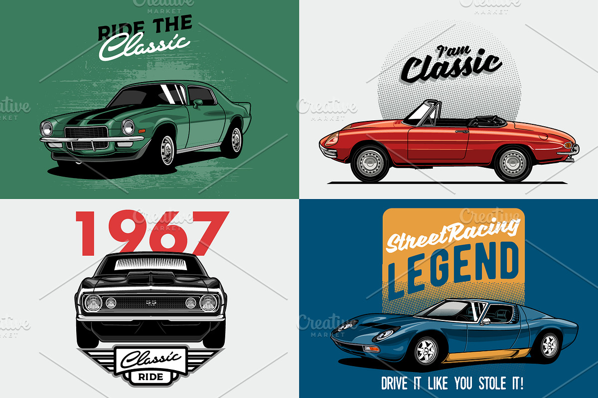 Ultimate Cars Collection, a Transportation Illustration by The BolzStudio (Photo 21 of 50)
