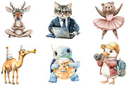 Quirky Humor Animal Sublimation, an Illustration by Designking (Thumbnail 3 of 4)