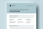 Standard Operating Procedure, SOP, a Stationery Template by Niofix (Thumbnail 1 of 6)