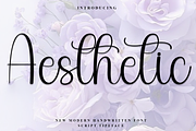 Aesthetic, a Handwritten Font by InermediaSTUDIO (Thumbnail 1 of 8)