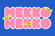 Mekko Rounded Typeface, a Sans Serif Font by Fitrah Type (Thumbnail 1 of 15)