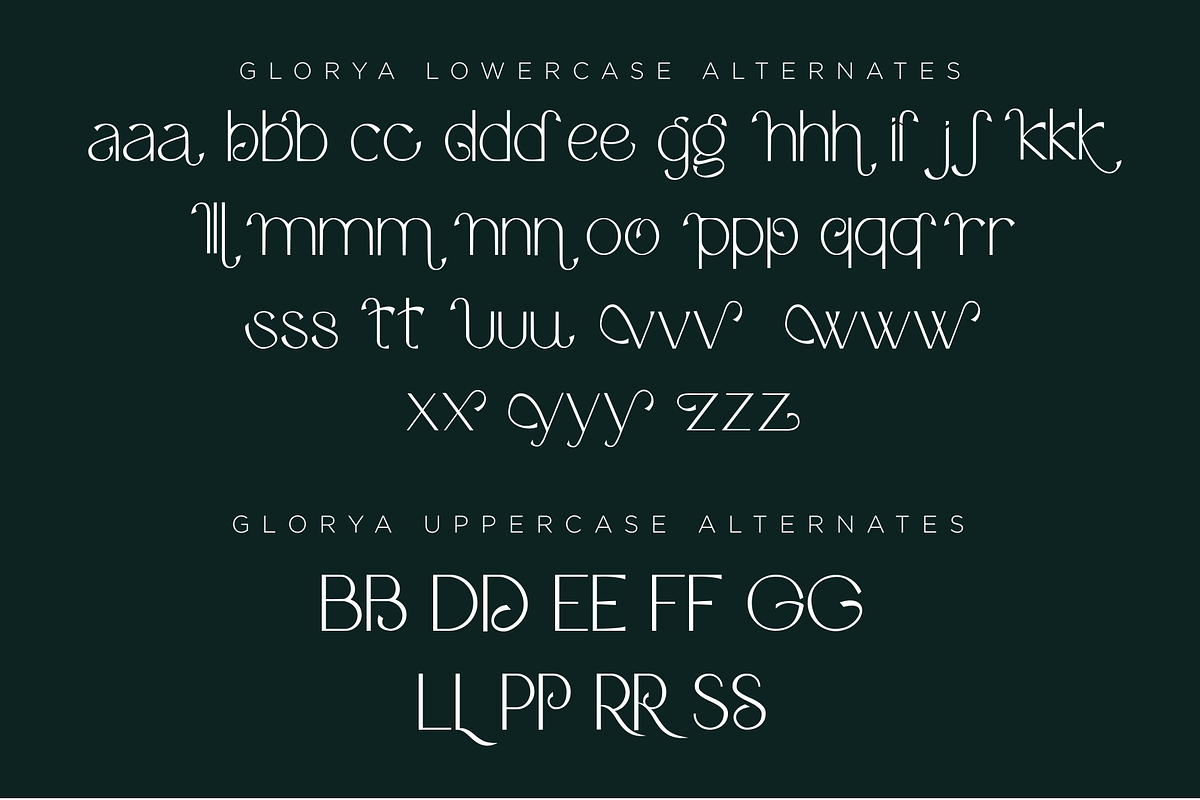 Glorya Modern Stylish, a Sans Serif Font by Say Studio (Photo 20 of 25)