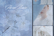 Flora Azure Blue Botanicals, a Background Graphic by alonahaidash (Thumbnail 5 of 15)