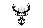 Artistic Geometric Deer Head Bundle, an Illustration by yasushie (Thumbnail 21 of 31)