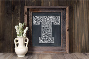 Mandala Alphabet SVG Cut File Bundle, an Illustration by OldMarket Designs (Thumbnail 9 of 10)