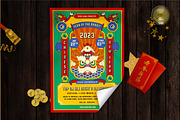 Chinese New Years Party Flyer 2023, a Templates & Theme by Totem Design Studio (Thumbnail 2 of 6)