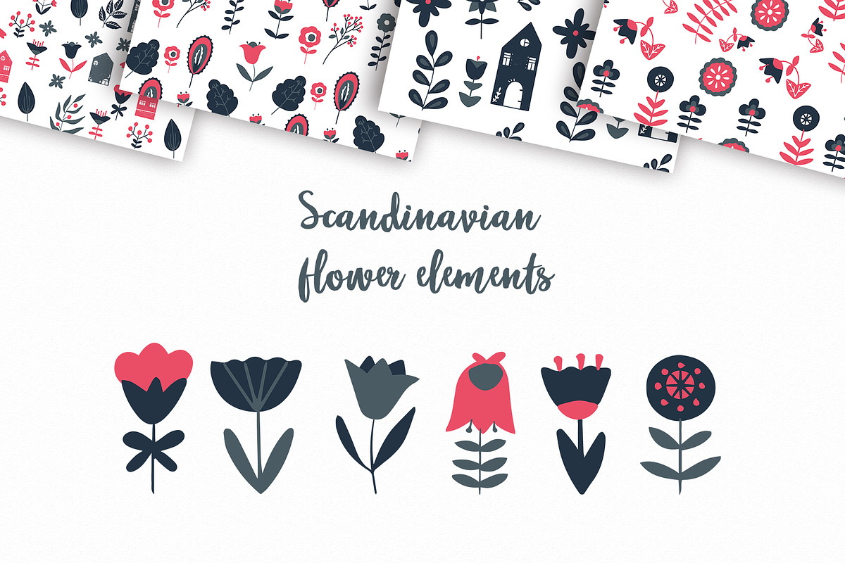 Scandinavian - Nursery pack, a Decorative Illustration by SketchCliparts (Photo 8 of 10)