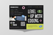 Coding Bootcamp Bifold Brochure, a Brochure Template by Annora Studio (Thumbnail 3 of 6)