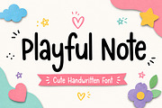 Playful Note, a Handwritten Font by Wow Magic (Thumbnail 1 of 5)