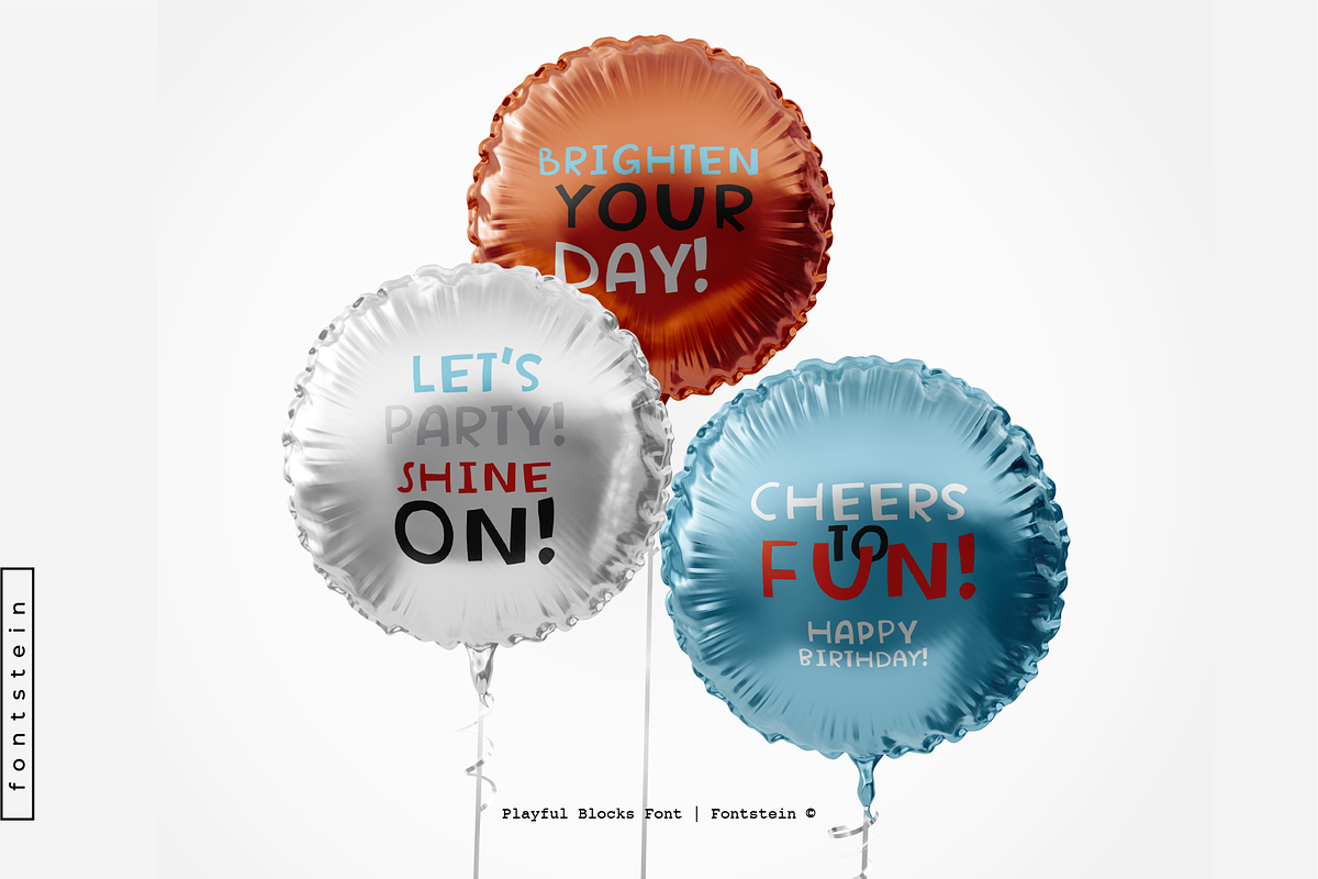 Playful Blocks – Fun & Friendly Font, a Handwritten Font by Fontstein (Photo 6 of 9)