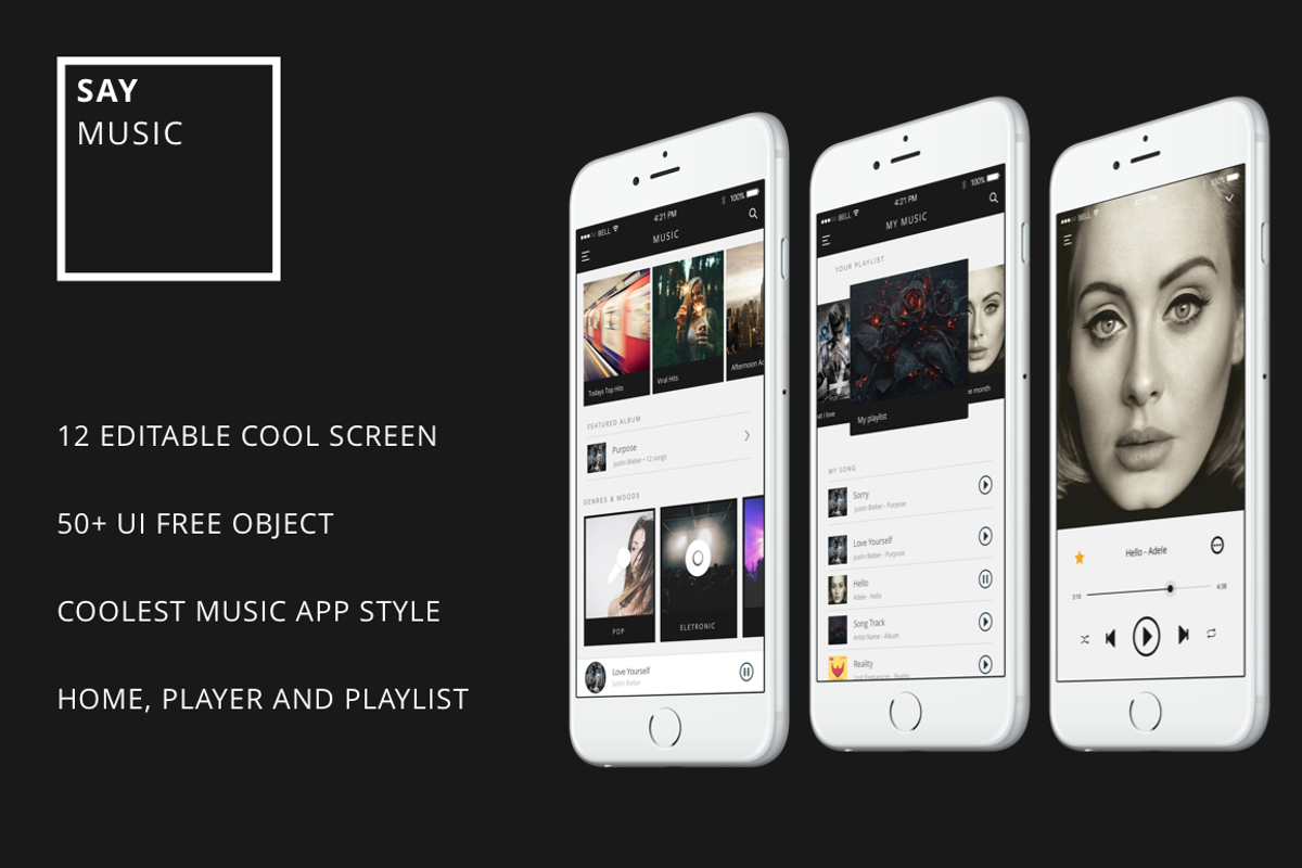 Say UI Kit, an UI Kit Template by Lorenzo's Shop (Photo 5 of 5)