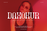 Daxokur - Retro Serif Font, a Slab Serif Font by Iqsiart Studio (Thumbnail 1 of 7)