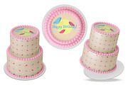 Tiered cake Mockup set. PSD mockup., a Product Mockup by NatalyaZelenova (Thumbnail 5 of 7)