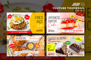 Cooking Youtube Thumbnail, a Social Media Template by Aarley Kaiven