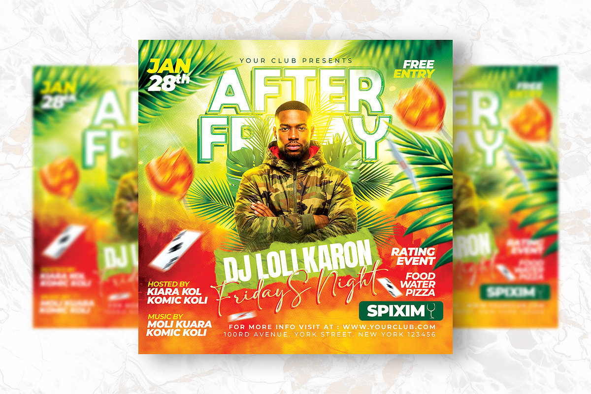 After Friday Flyer Design Template, a Flyer Template by Shajib Shikder (Photo 2 of 2)