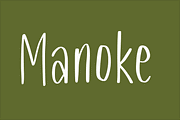 Manoke, a Handwritten Font by Design House (Thumbnail 1 of 3)