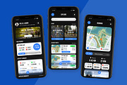 Tracksy - Outdoor Fitness Tracker UI, an App Template by trabaskriya (Thumbnail 3 of 5)