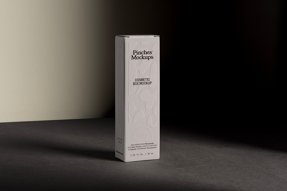 Embossed Box Mockup PMBM23, a Packaging Mockup by PinchesMockups© (Photo 9 of 9)