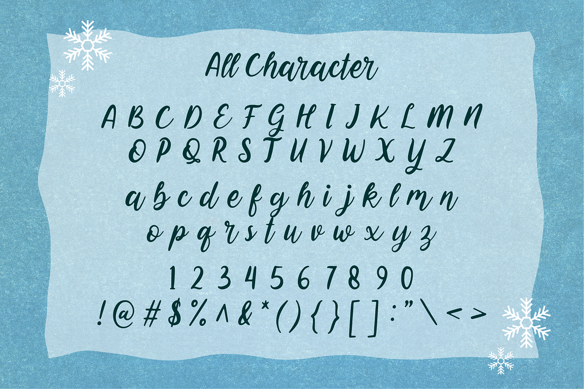 Snow Candy, a Script Font by Forberas Club (Photo 6 of 7)