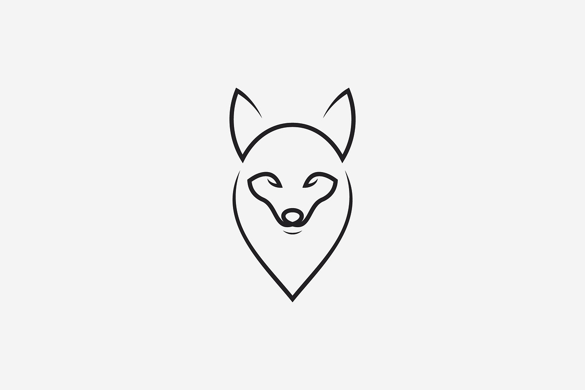 Fox Head Logo Design inspiration, a Branding & Logo Template by tmts