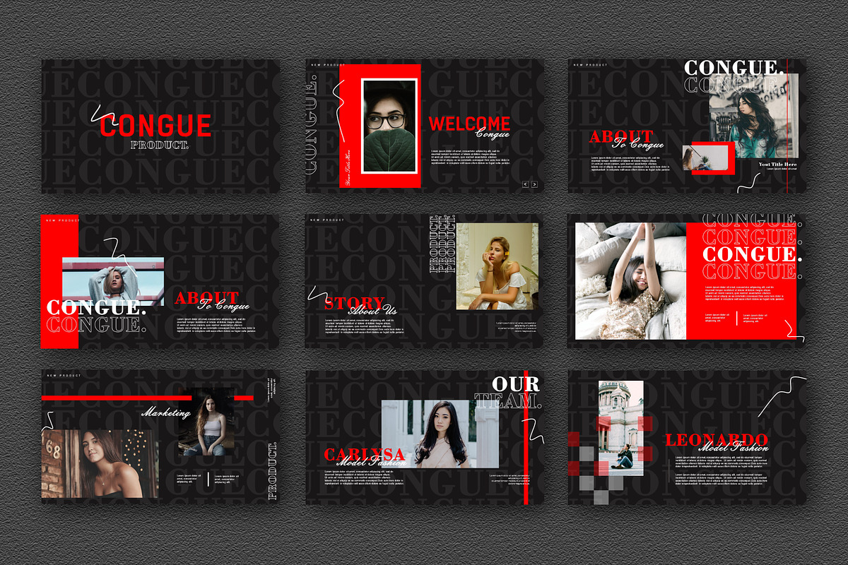 Congue Google Slide, a Presentation Template by Hadistudio
