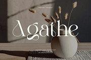 Agathe | Luxury Serif Font, a Serif Font by Mahesans Co (Thumbnail 1 of 10)