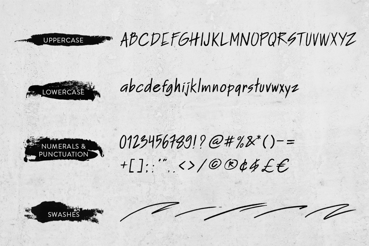 Let's Go Jagged Brush Font preview 2