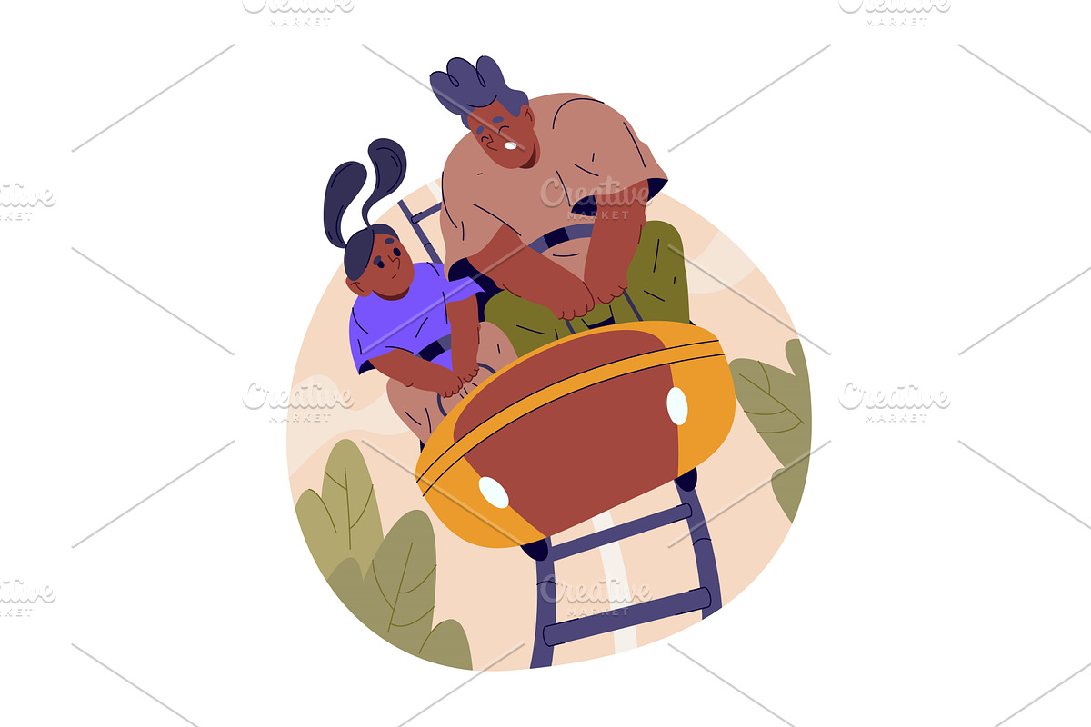 Vector sign of people at roller, a Sport Illustration by Elegant Solution