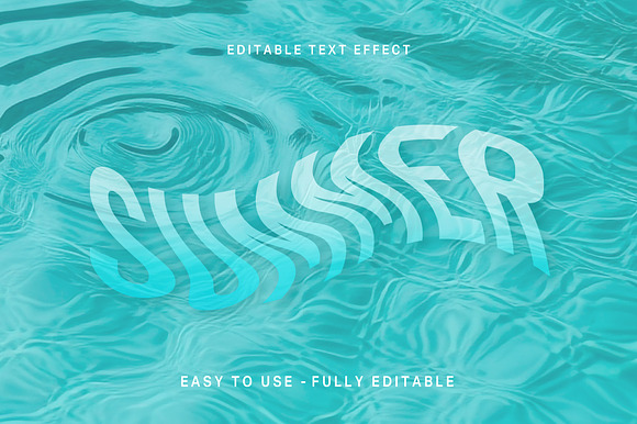 Aqua Wave Ripple Text Effect preview 3