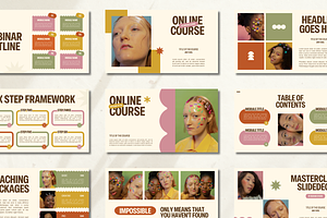 Slide Deck Masterclass Webinar, a Presentation Template by Branding Babe Co.