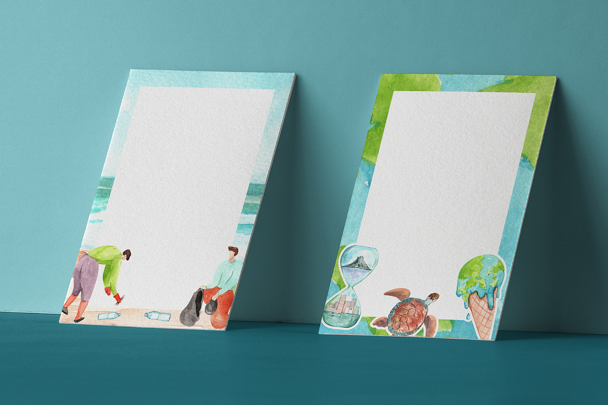 World Earth Day Watercolor, a Seasonal Illustration by CreativeValuation (Photo 11 of 12)