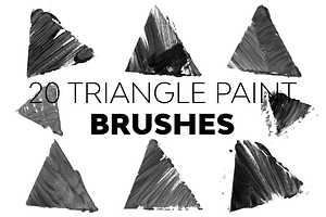 Triangle Paint Brushes