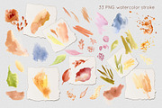 Autumn flowers watercolor clipart, an Illustration by Kate Lanbina (Thumbnail 15 of 22)