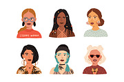 Modern women portraits set, a Person Illustration by Good Studio (Thumbnail 5 of 6)