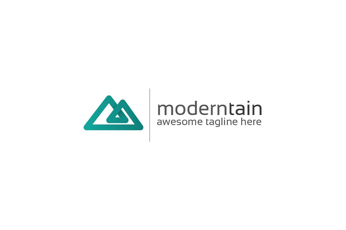 moderntain logo, a Branding & Logo Template by hellothere (Photo 4 of 4)