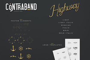 Highway Contraband - Font Duo More