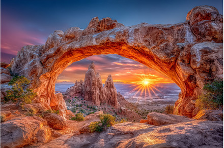 The Mesa Arch at Canyonlands, a Nature Photo by ZinetroN