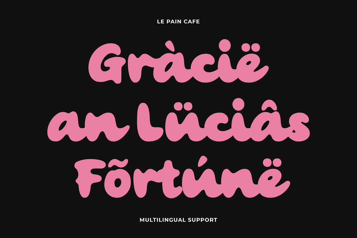 Le Pain Cafe - Nostalgic Bold Retro, a Handwritten Font by Typia Nesia (Photo 4 of 14)