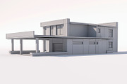 Modern country house, an Architecture 3D Model by profdesign (Thumbnail 9 of 10)