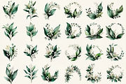 Lily of valley clipart, Flowers, an Illustration by DreamCafeArt (Thumbnail 2 of 7)